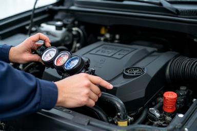 Car air conditioning system check, essential for Florida weather